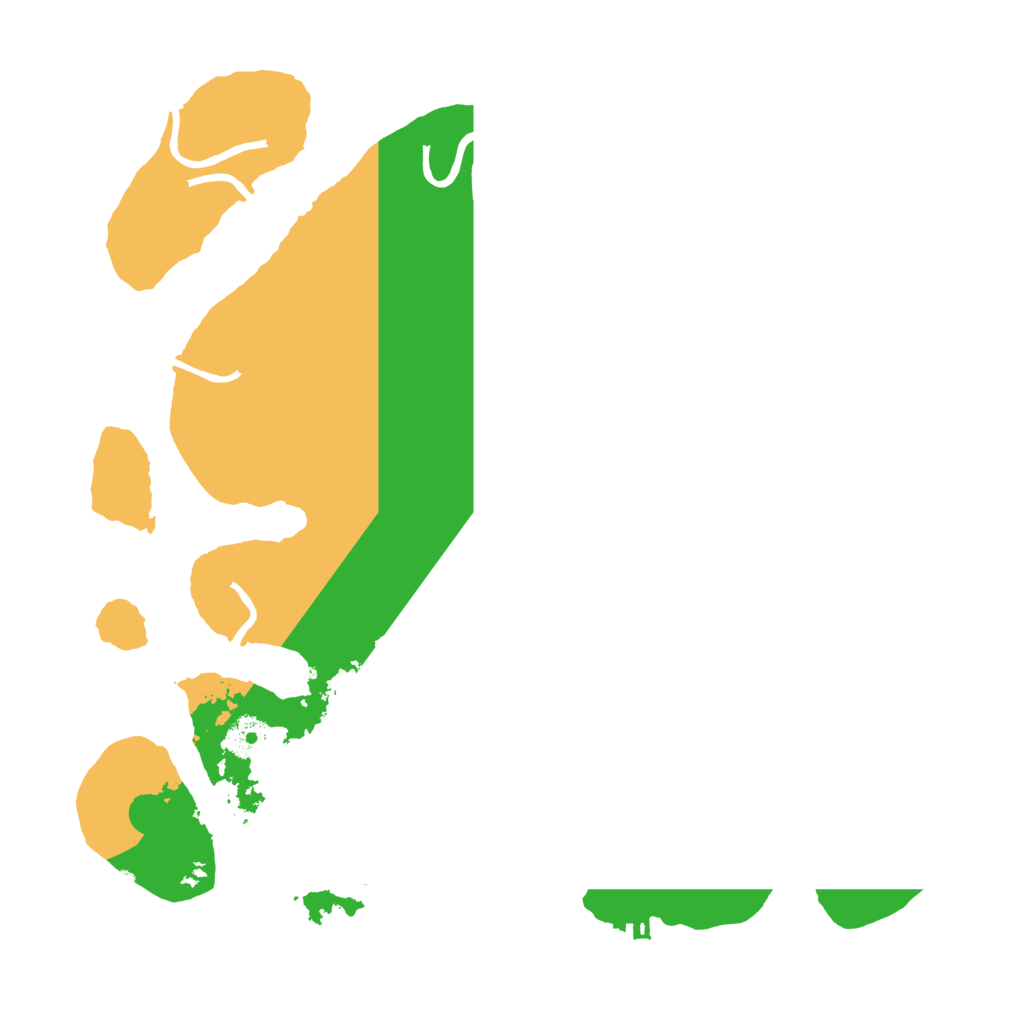 Biome Rust Map: Procedural Map, Size: 3600, Seed: 178982959