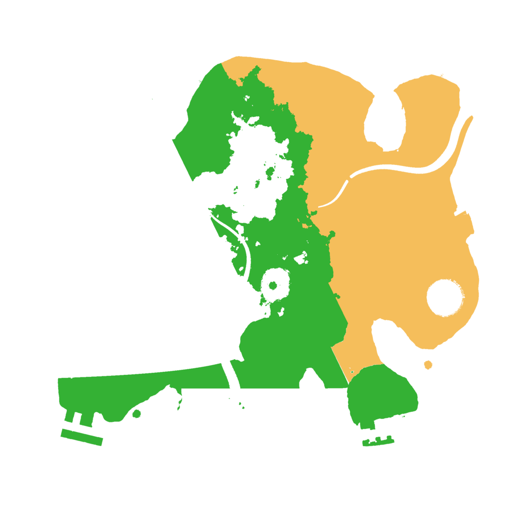 Biome Rust Map: Procedural Map, Size: 2500, Seed: 682983502