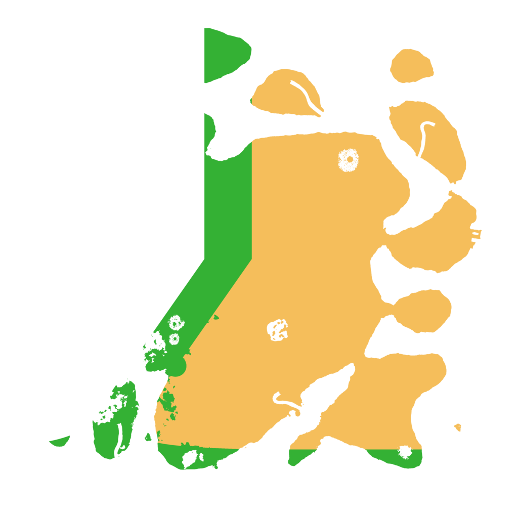 Biome Rust Map: Procedural Map, Size: 3500, Seed: 3264