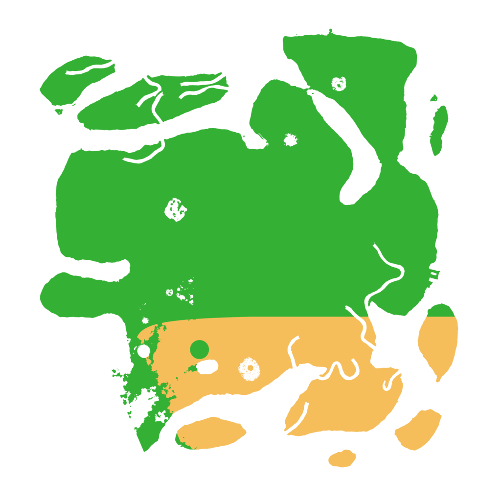 Biome Rust Map: Procedural Map, Size: 3500, Seed: 6359