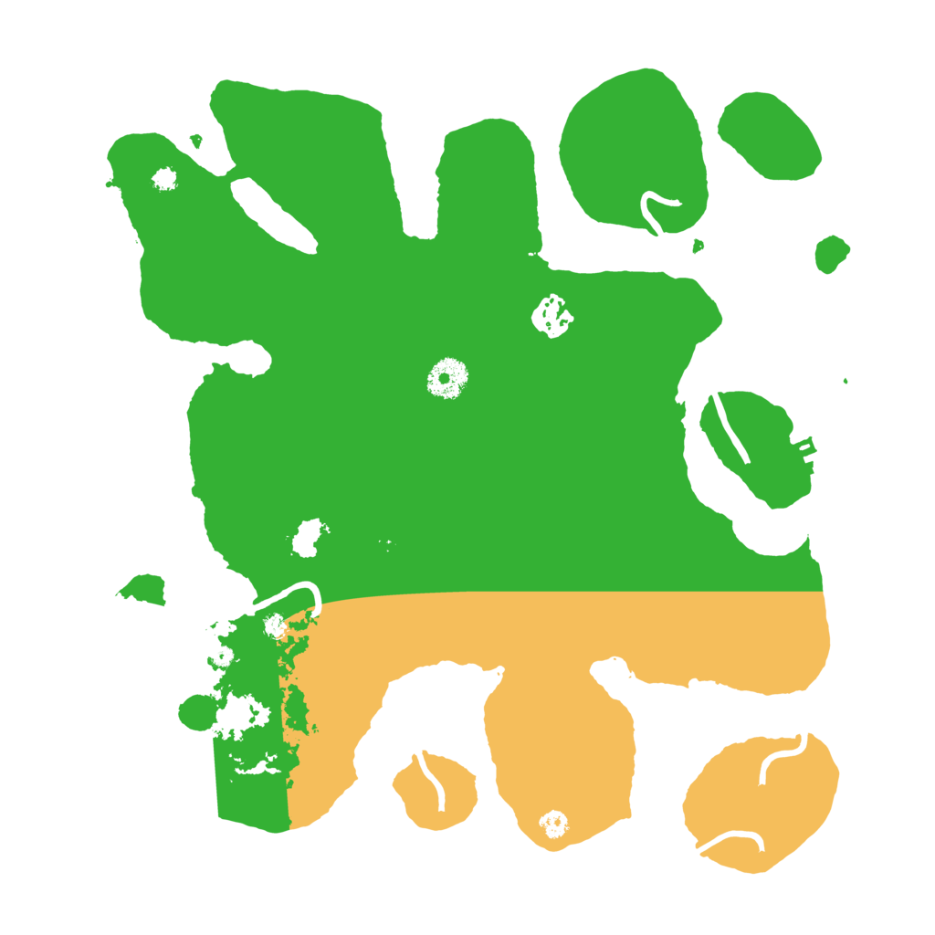 Biome Rust Map: Procedural Map, Size: 3496, Seed: 100