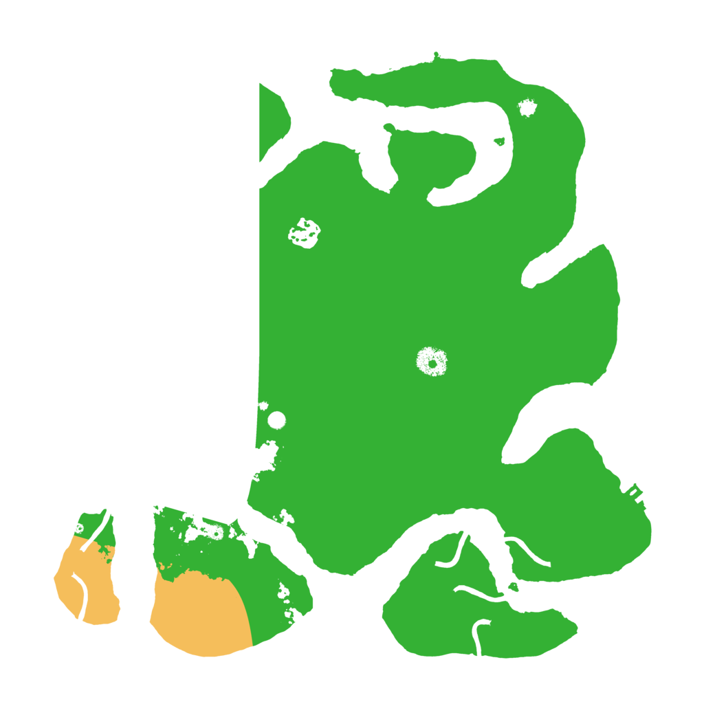 Biome Rust Map: Procedural Map, Size: 3500, Seed: 160056292