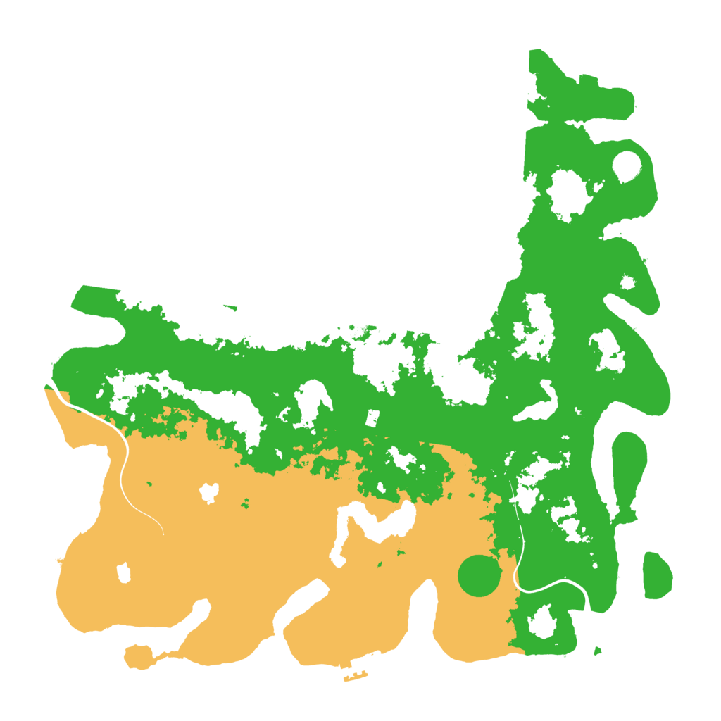 Biome Rust Map: Procedural Map, Size: 4500, Seed: 65818