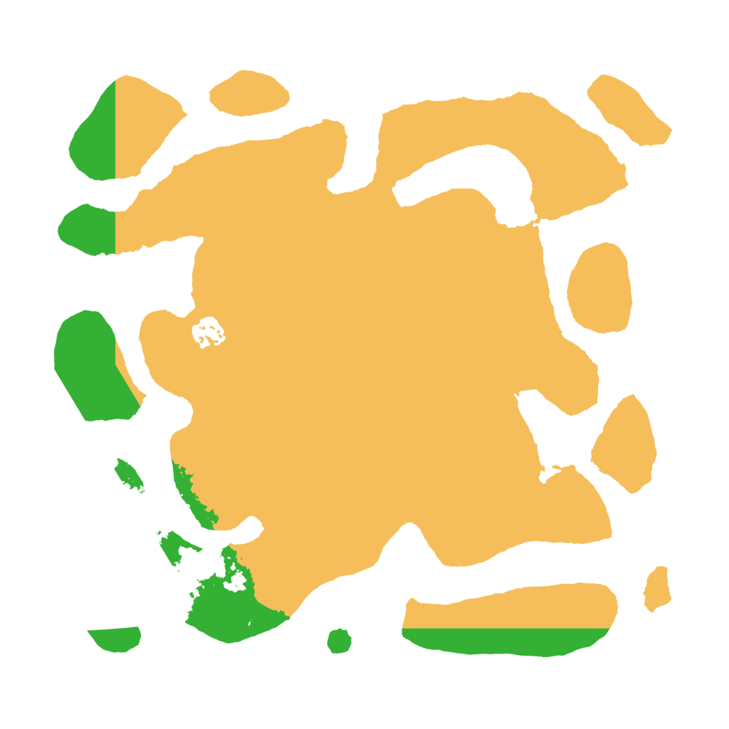 Biome Rust Map: Barren, Size: 3500, Seed: 576723507