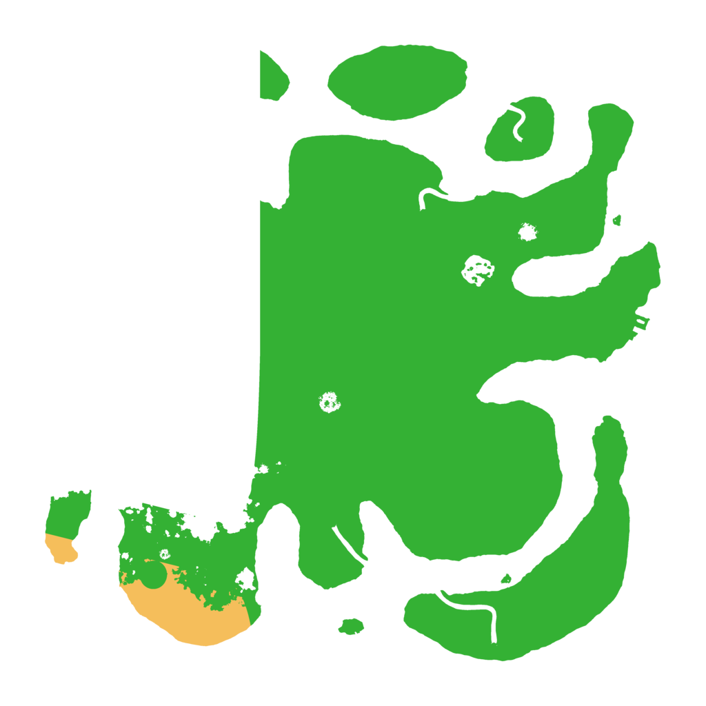 Biome Rust Map: Procedural Map, Size: 3501, Seed: 14908