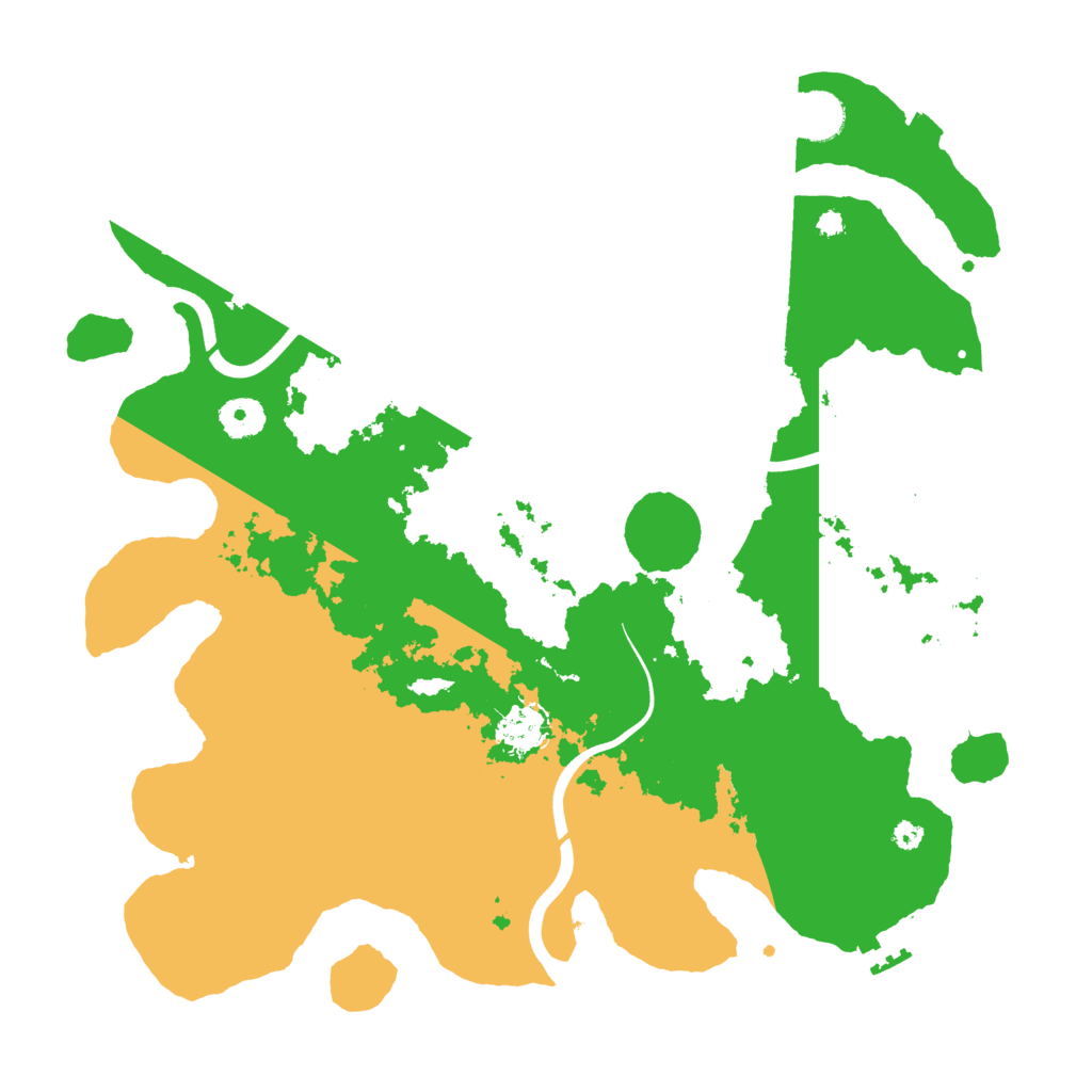 Biome Rust Map: Procedural Map, Size: 3800, Seed: 4343814