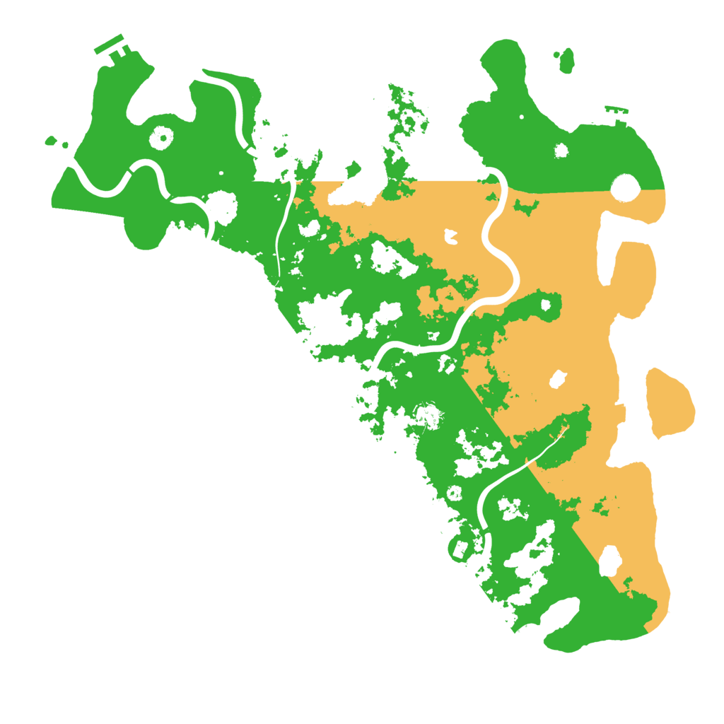 Biome Rust Map: Procedural Map, Size: 4600, Seed: 642513524