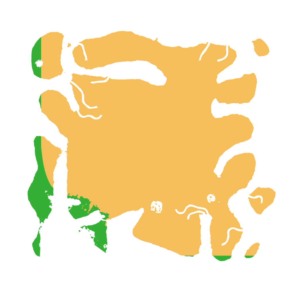 Biome Rust Map: Procedural Map, Size: 3600, Seed: 1364923400