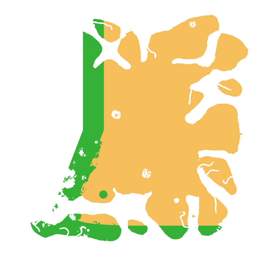 Biome Rust Map: Procedural Map, Size: 4200, Seed: 33120349
