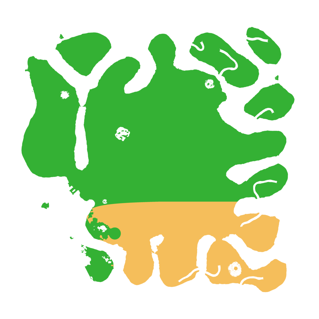 Biome Rust Map: Procedural Map, Size: 3500, Seed: 1235478