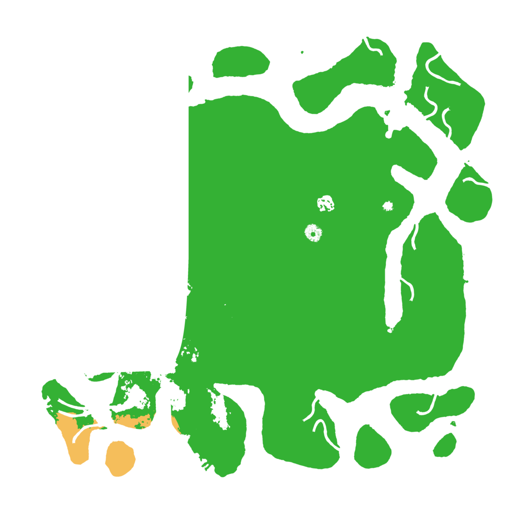 Biome Rust Map: Procedural Map, Size: 4500, Seed: 2077783318