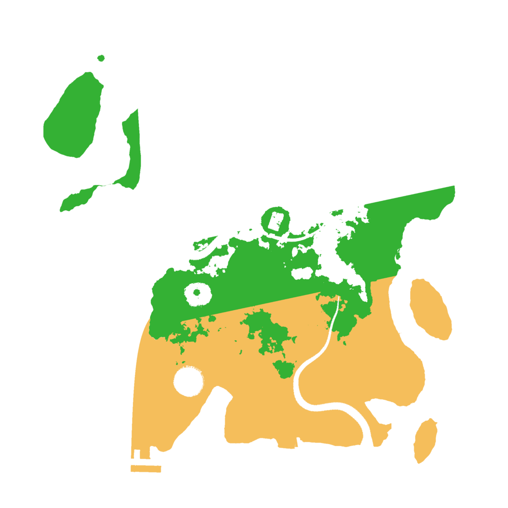 Biome Rust Map: Procedural Map, Size: 3000, Seed: 2090456299