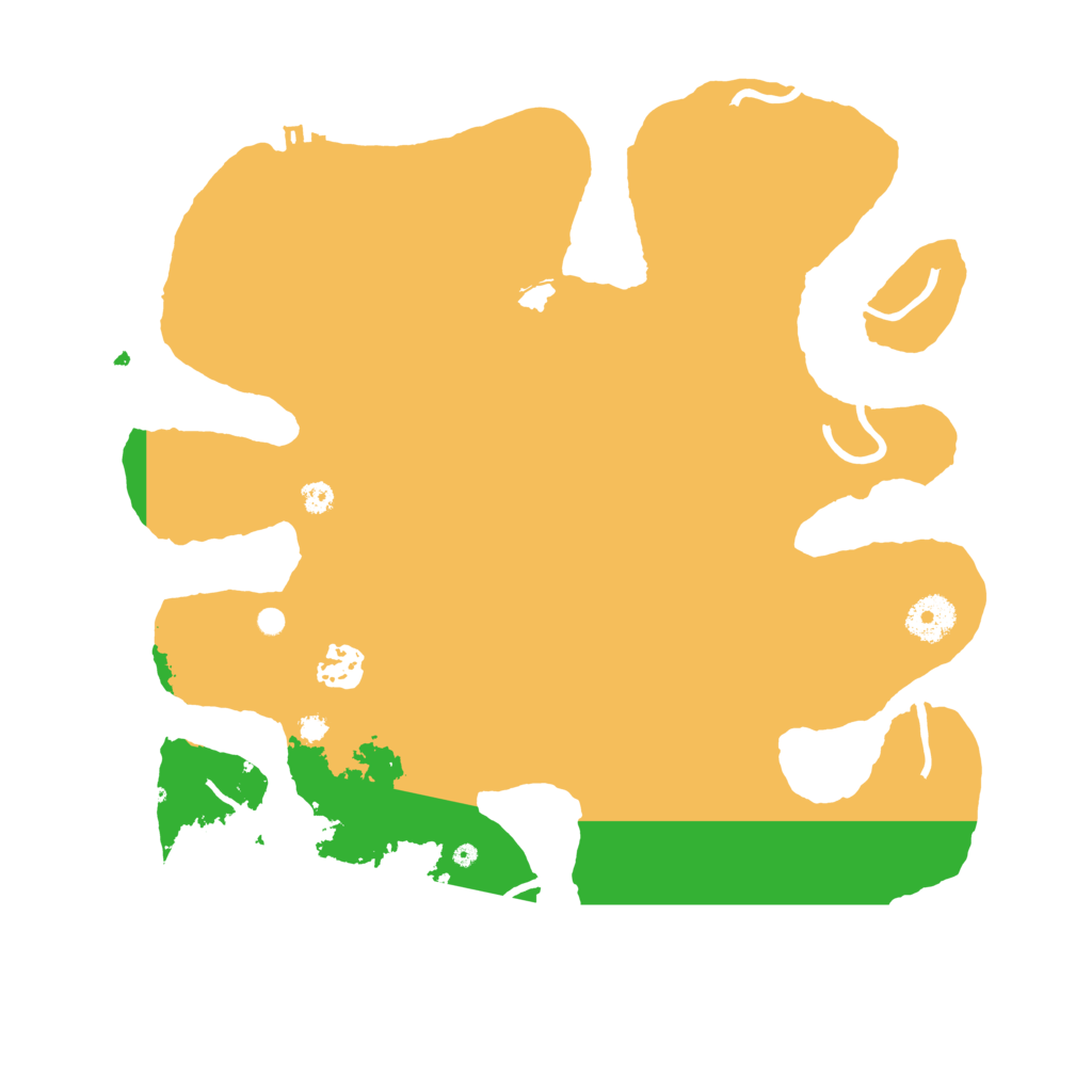 Biome Rust Map: Procedural Map, Size: 3500, Seed: 508419907