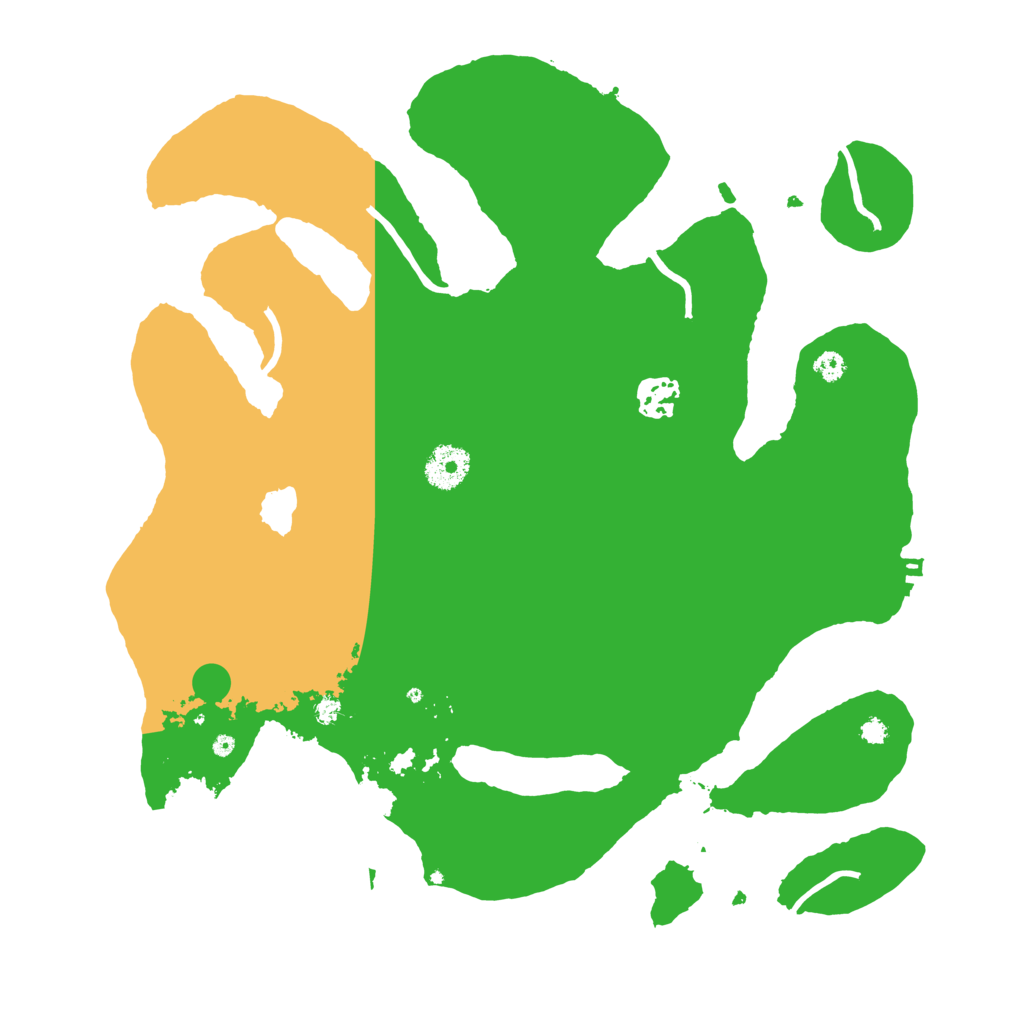 Biome Rust Map: Procedural Map, Size: 3500, Seed: 64873