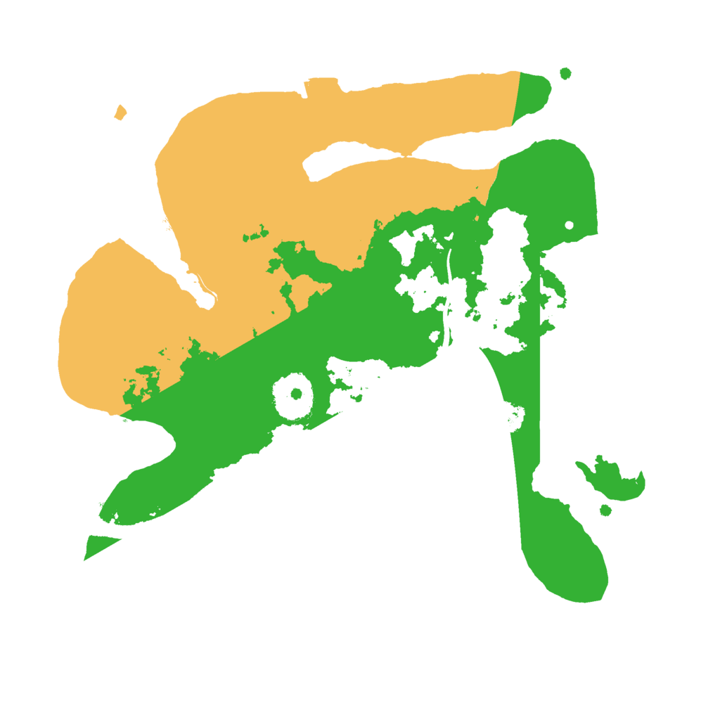 Biome Rust Map: Procedural Map, Size: 2500, Seed: 712223