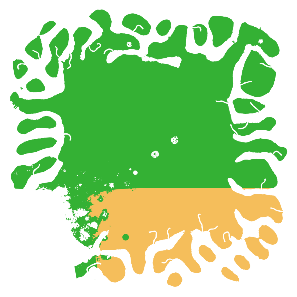 Biome Rust Map: Procedural Map, Size: 6000, Seed: 255841