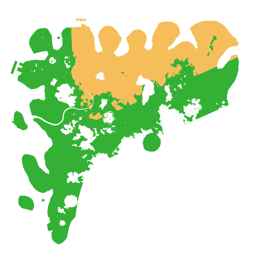 Biome Rust Map: Procedural Map, Size: 4000, Seed: 445765332