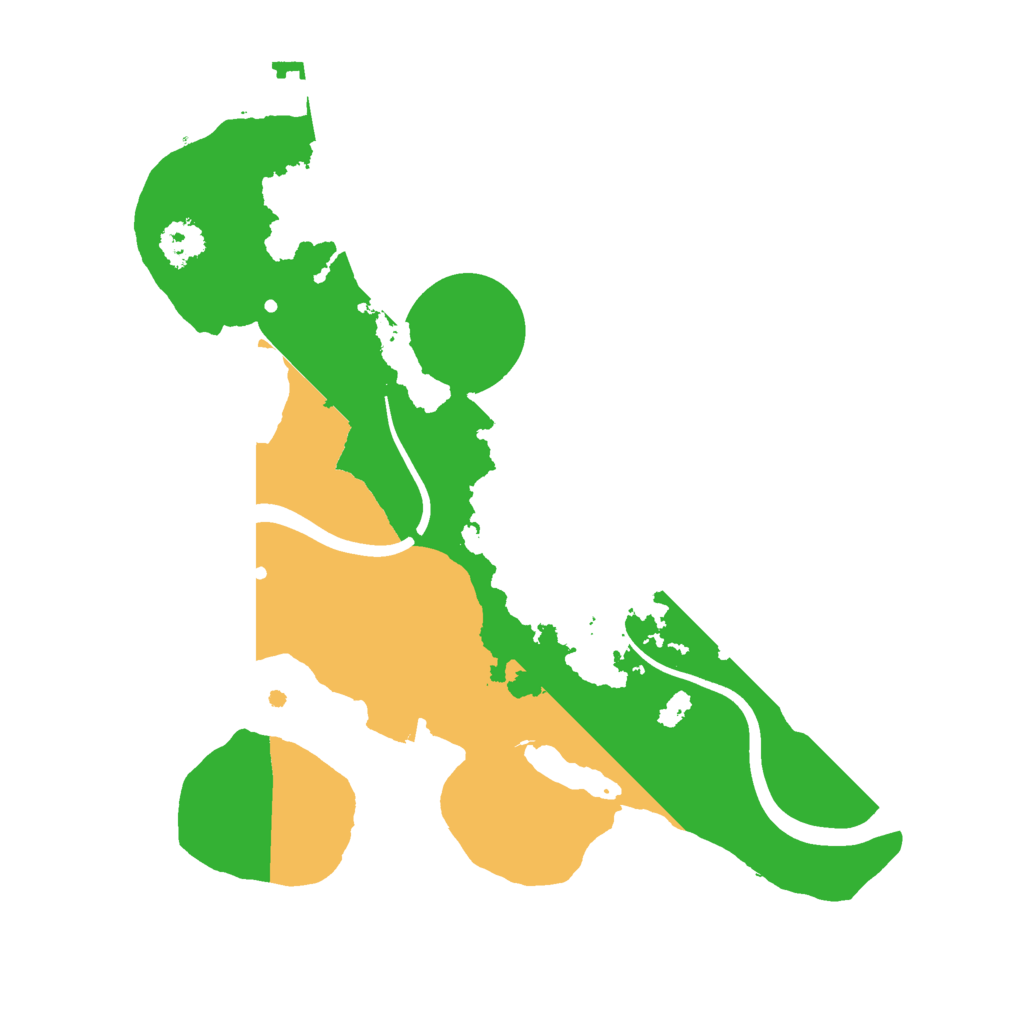 Biome Rust Map: Procedural Map, Size: 2350, Seed: 234534562