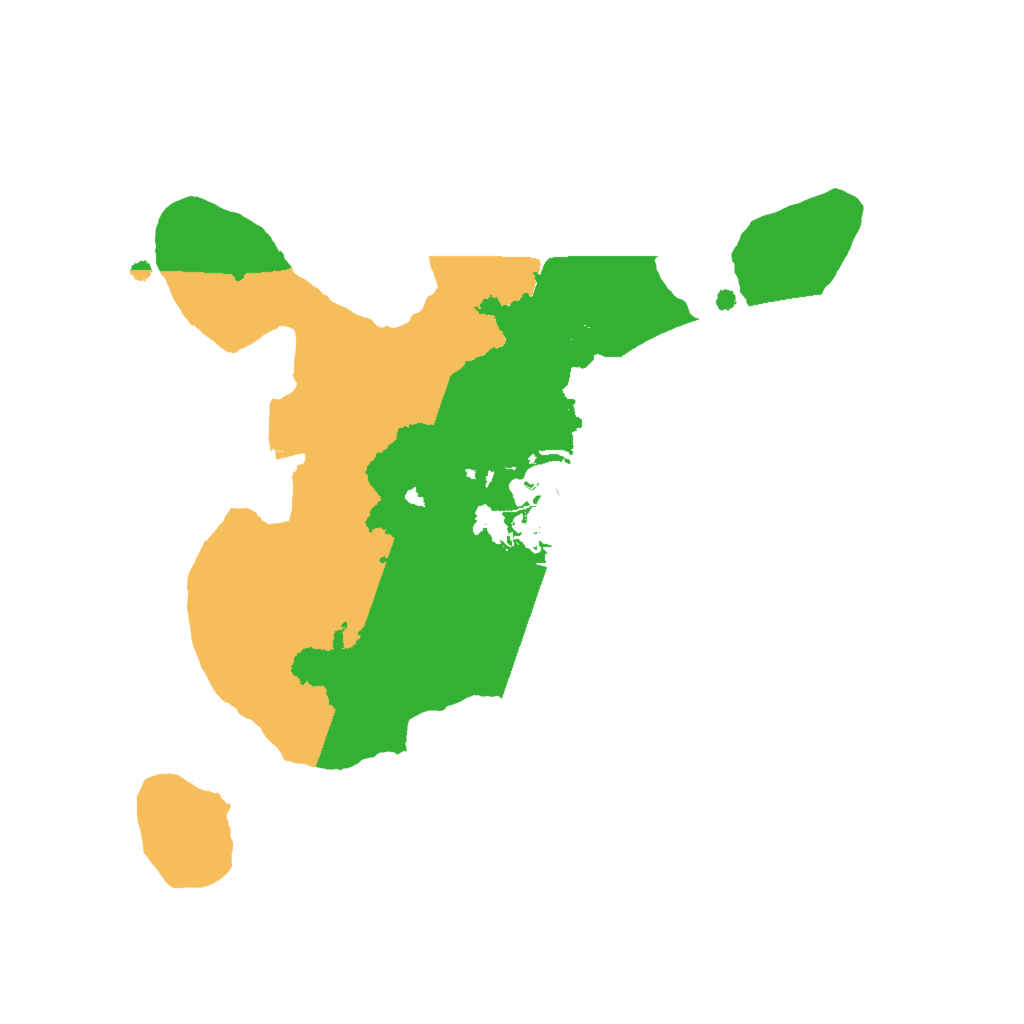 Biome Rust Map: Procedural Map, Size: 2000, Seed: 6922