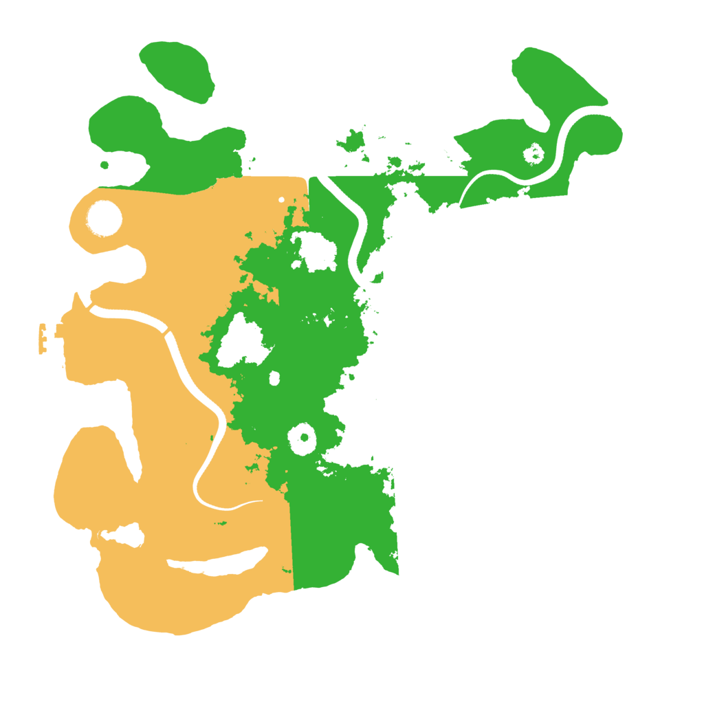 Biome Rust Map: Procedural Map, Size: 3500, Seed: 2050