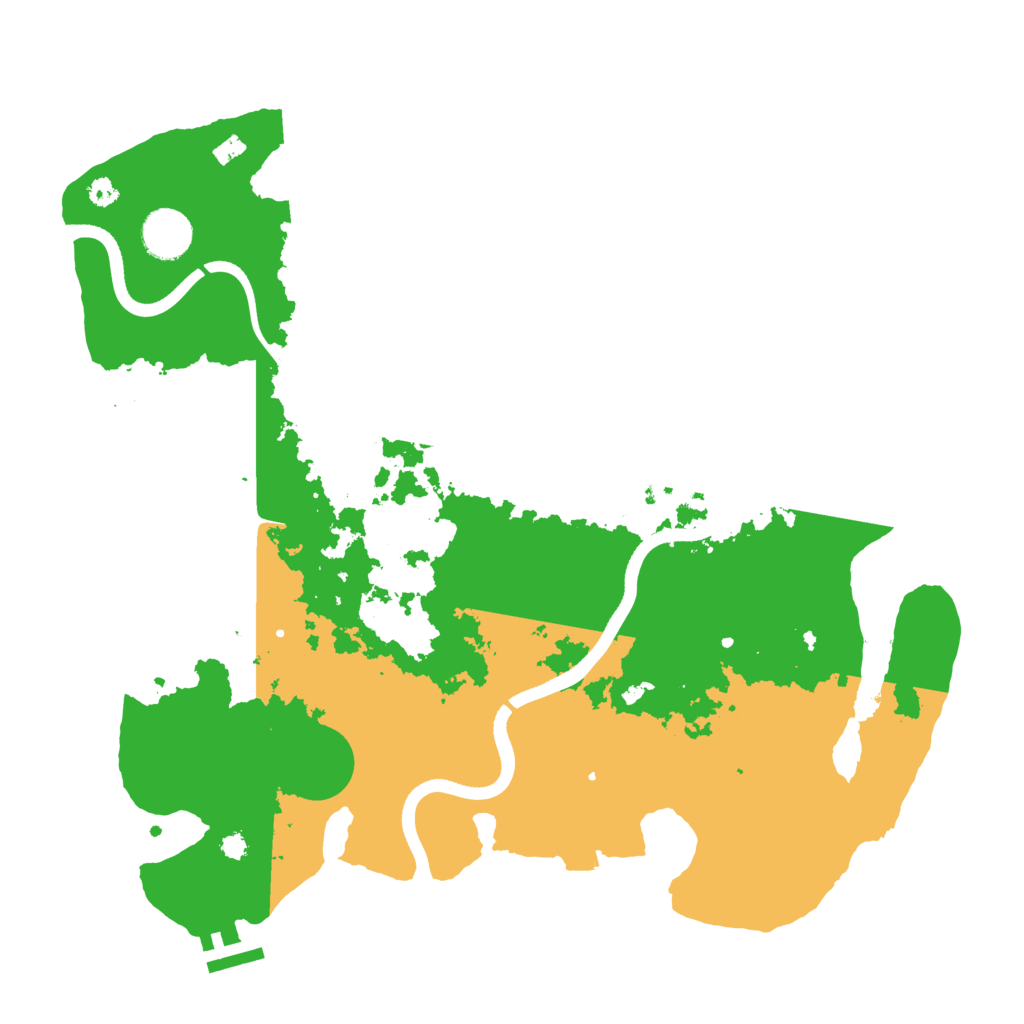 Biome Rust Map: Procedural Map, Size: 3600, Seed: 6969420