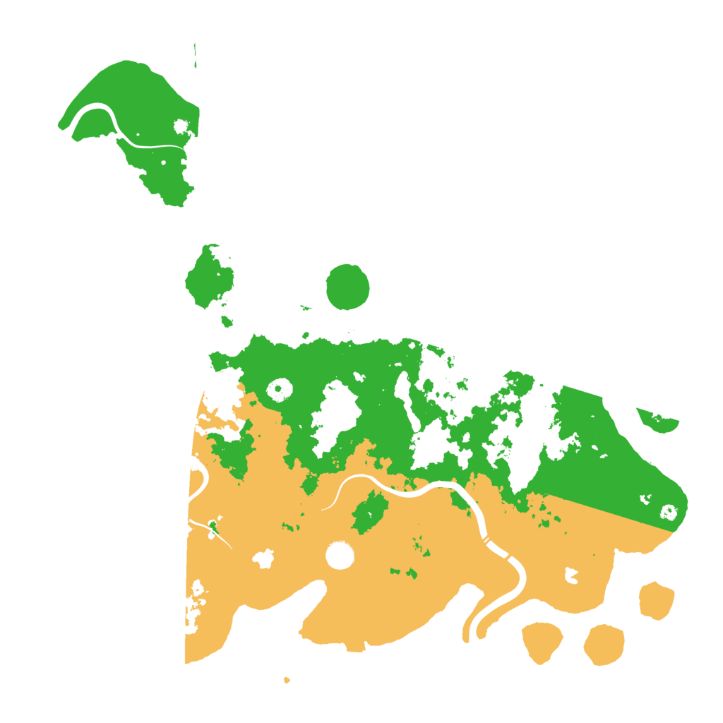 Biome Rust Map: Procedural Map, Size: 4500, Seed: 60000558