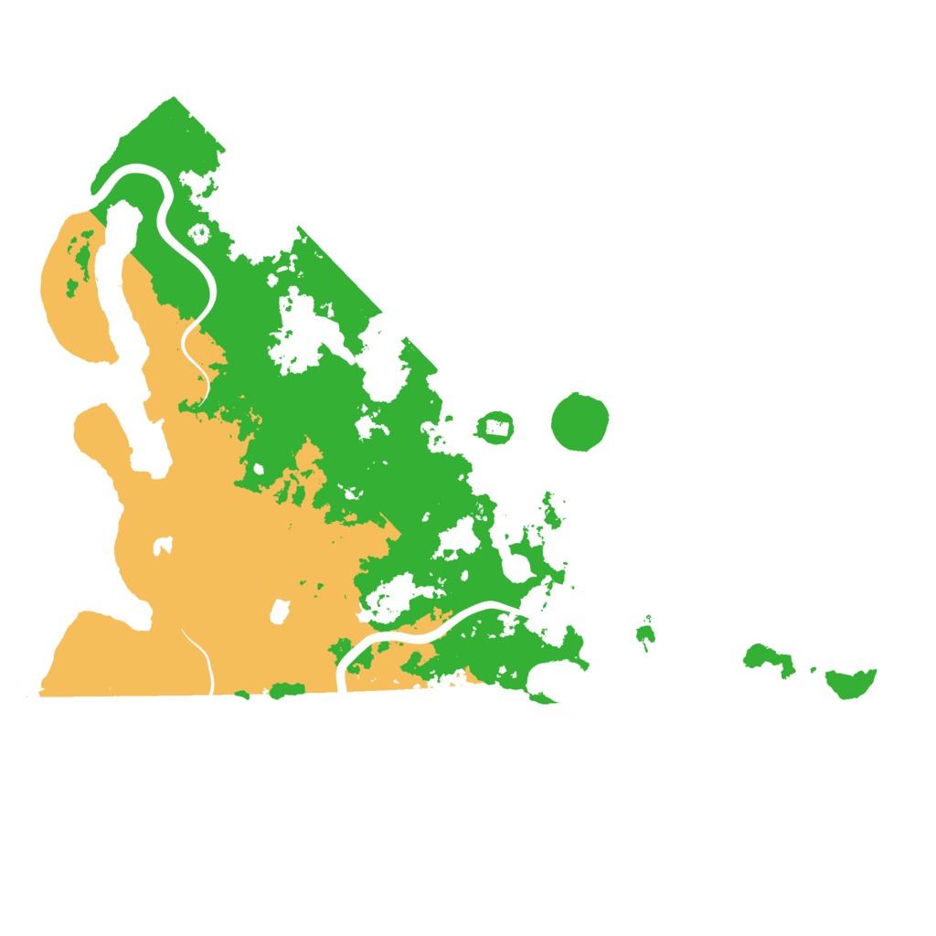 Biome Rust Map: Procedural Map, Size: 4500, Seed: 1105968562
