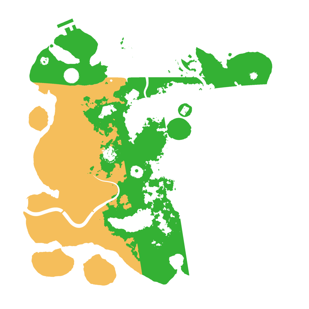 Biome Rust Map: Procedural Map, Size: 3700, Seed: 1434275353
