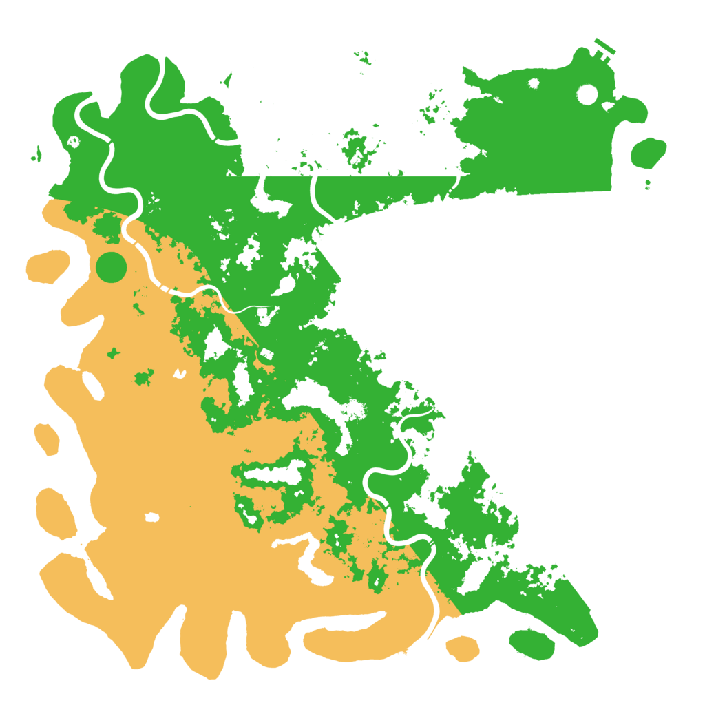 Biome Rust Map: Procedural Map, Size: 6000, Seed: 85415858