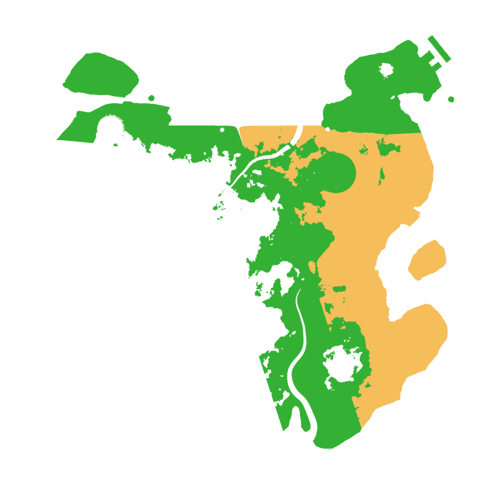 Biome Rust Map: Procedural Map, Size: 3300, Seed: 95