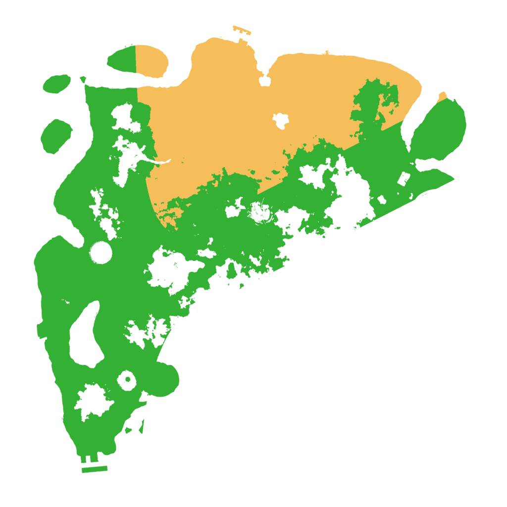 Biome Rust Map: Procedural Map, Size: 4000, Seed: 40807