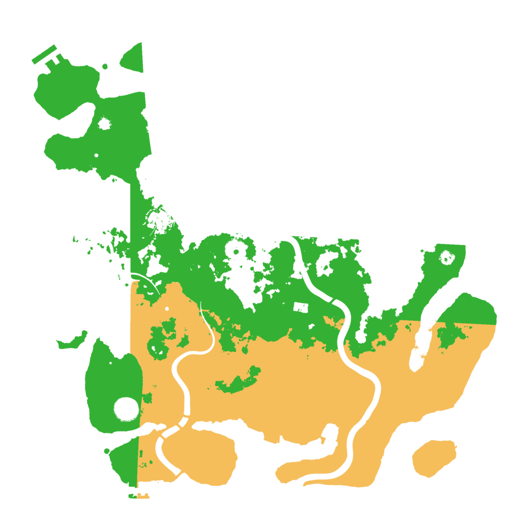 Biome Rust Map: Procedural Map, Size: 3800, Seed: 6800