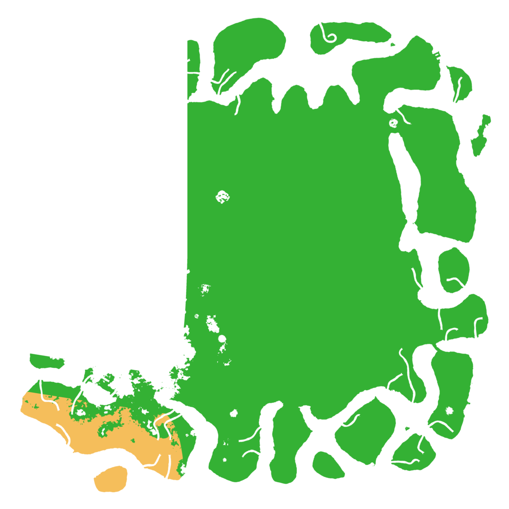 Biome Rust Map: Procedural Map, Size: 6000, Seed: 12498