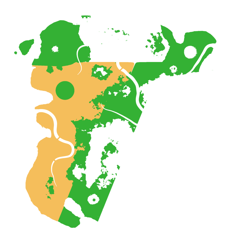 Biome Rust Map: Procedural Map, Size: 3500, Seed: 85680060