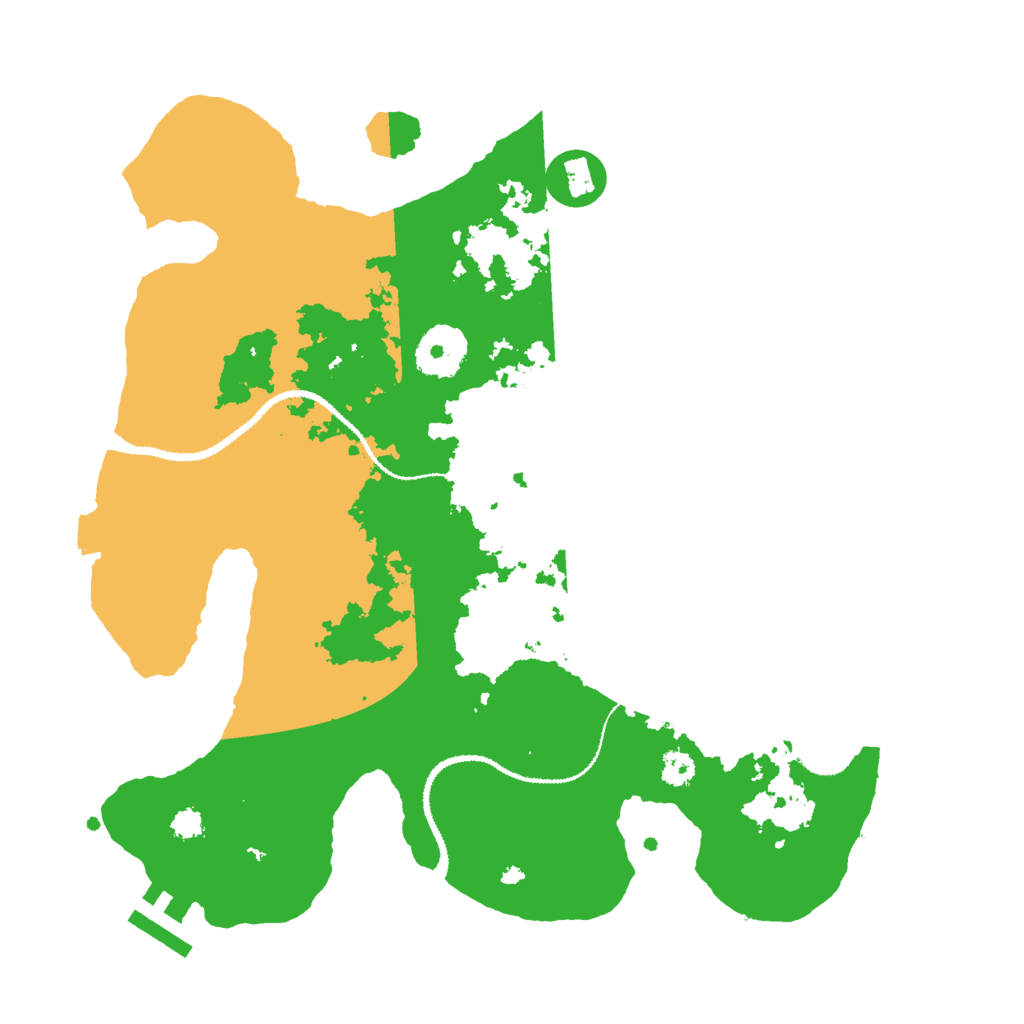 Biome Rust Map: Procedural Map, Size: 3000, Seed: 1244502065