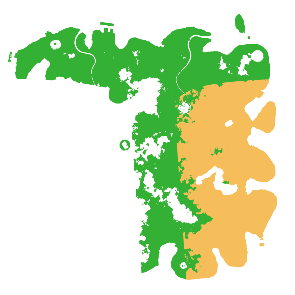 Biome Rust Map: Procedural Map, Size: 4400, Seed: 100