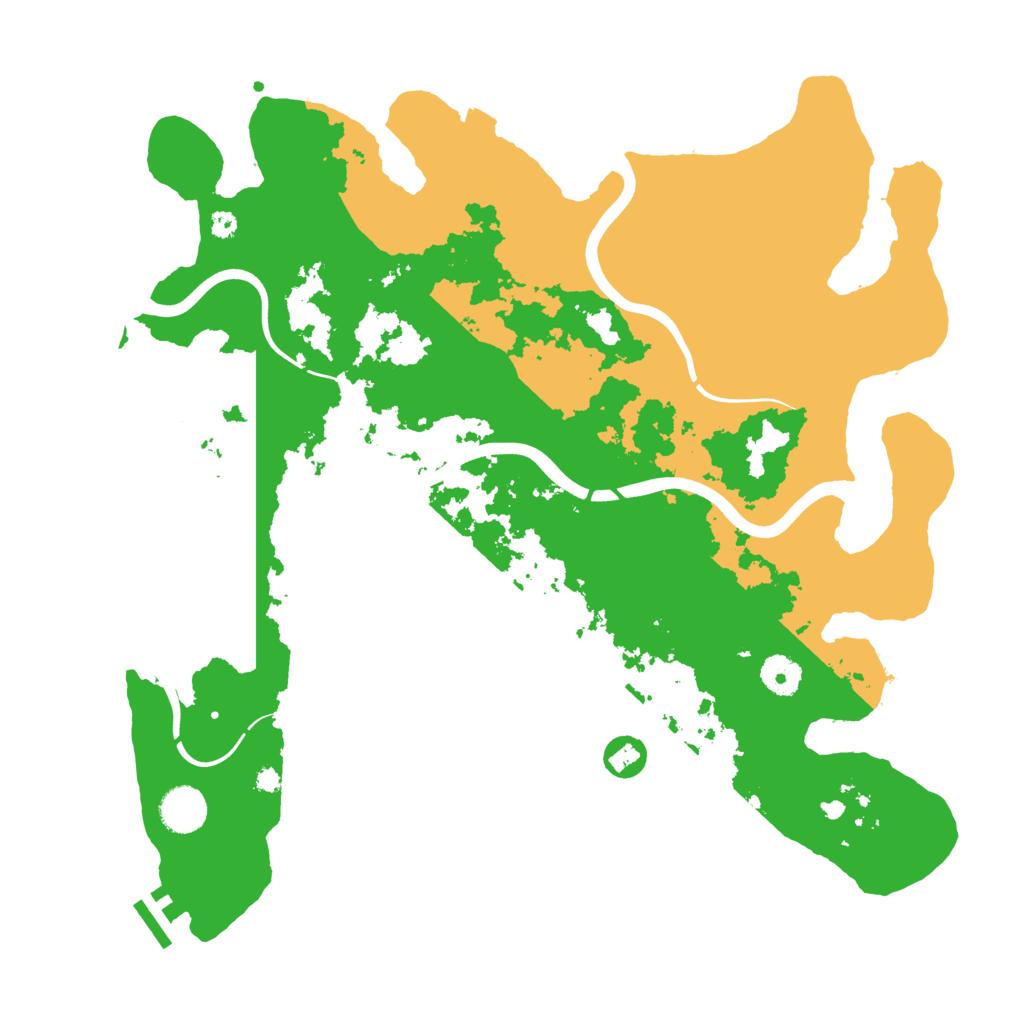Biome Rust Map: Procedural Map, Size: 3850, Seed: 905396204