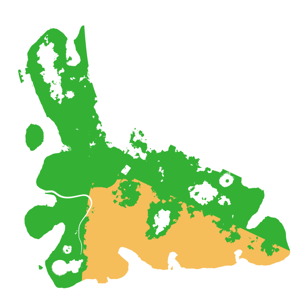 Biome Rust Map: Procedural Map, Size: 3500, Seed: 20210902