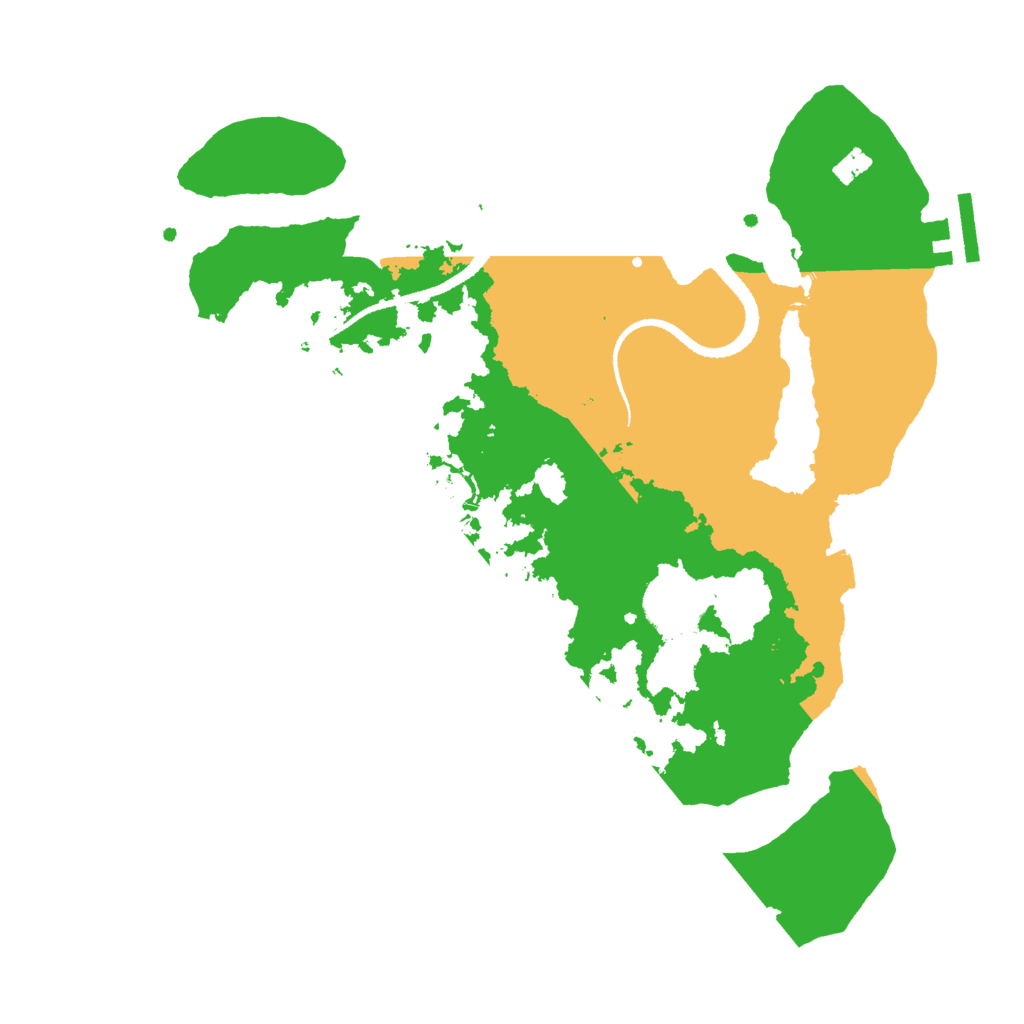 Biome Rust Map: Procedural Map, Size: 3000, Seed: 970956026