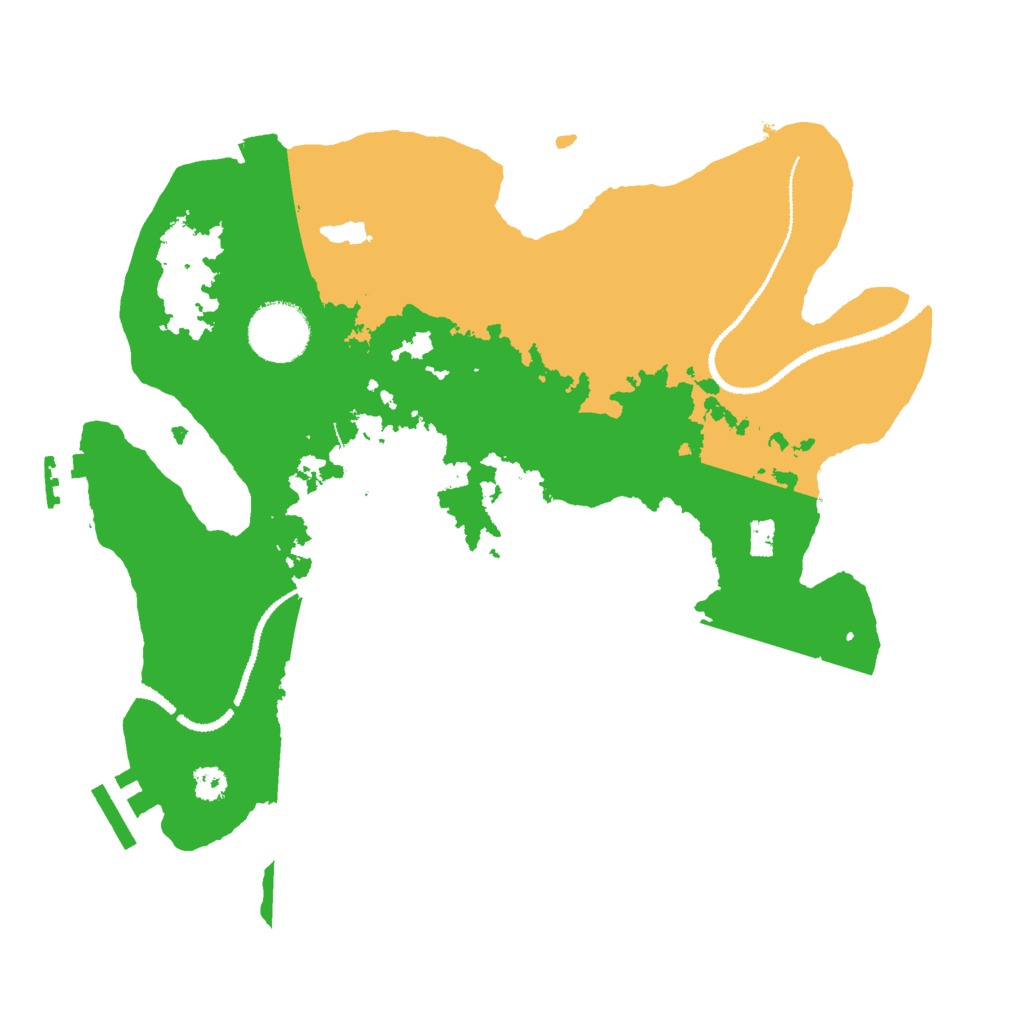 Biome Rust Map: Procedural Map, Size: 3000, Seed: 69313