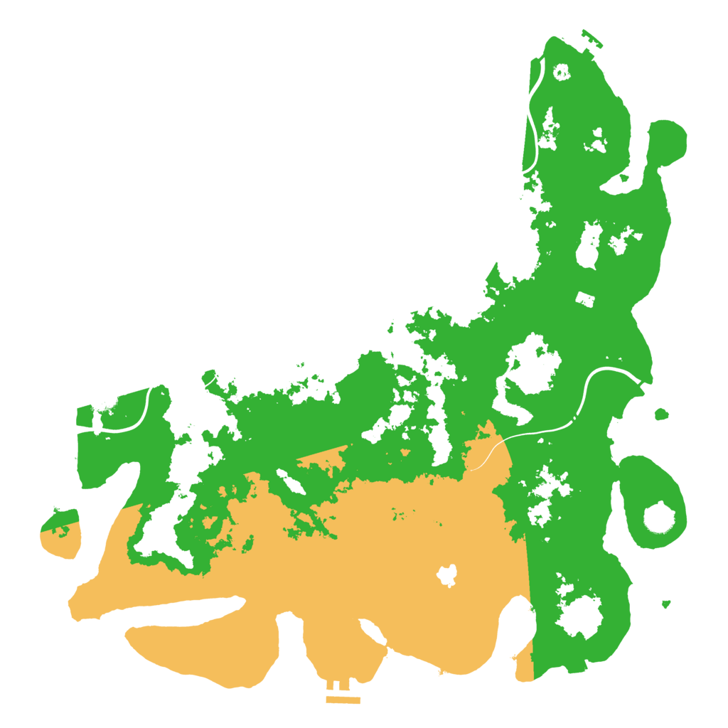 Biome Rust Map: Procedural Map, Size: 4300, Seed: 1270177470
