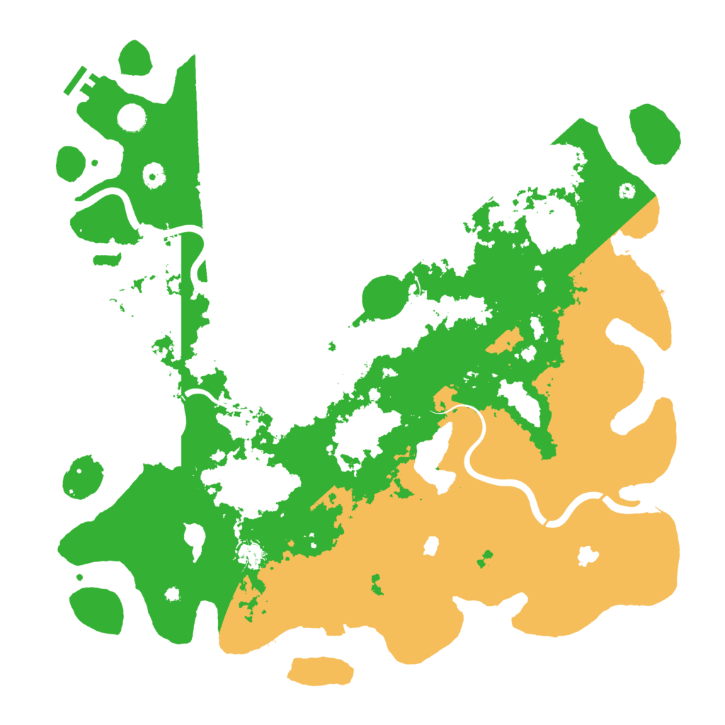 Biome Rust Map: Procedural Map, Size: 4500, Seed: 28251436