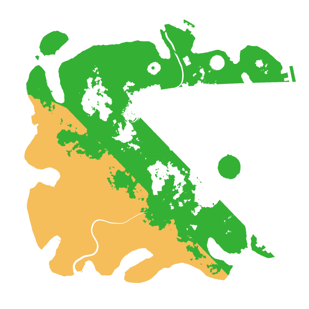 Biome Rust Map: Procedural Map, Size: 3700, Seed: 76456788