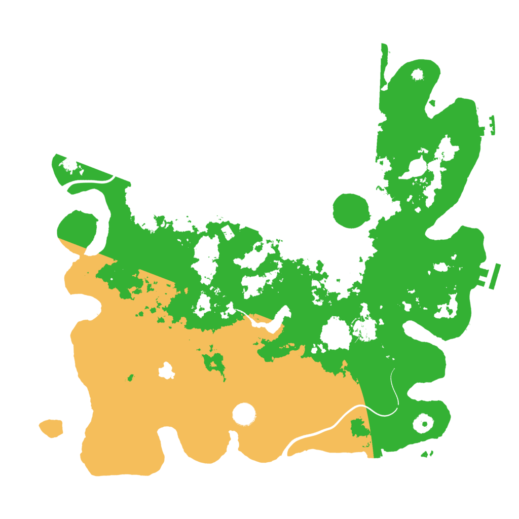 Biome Rust Map: Procedural Map, Size: 4000, Seed: 628