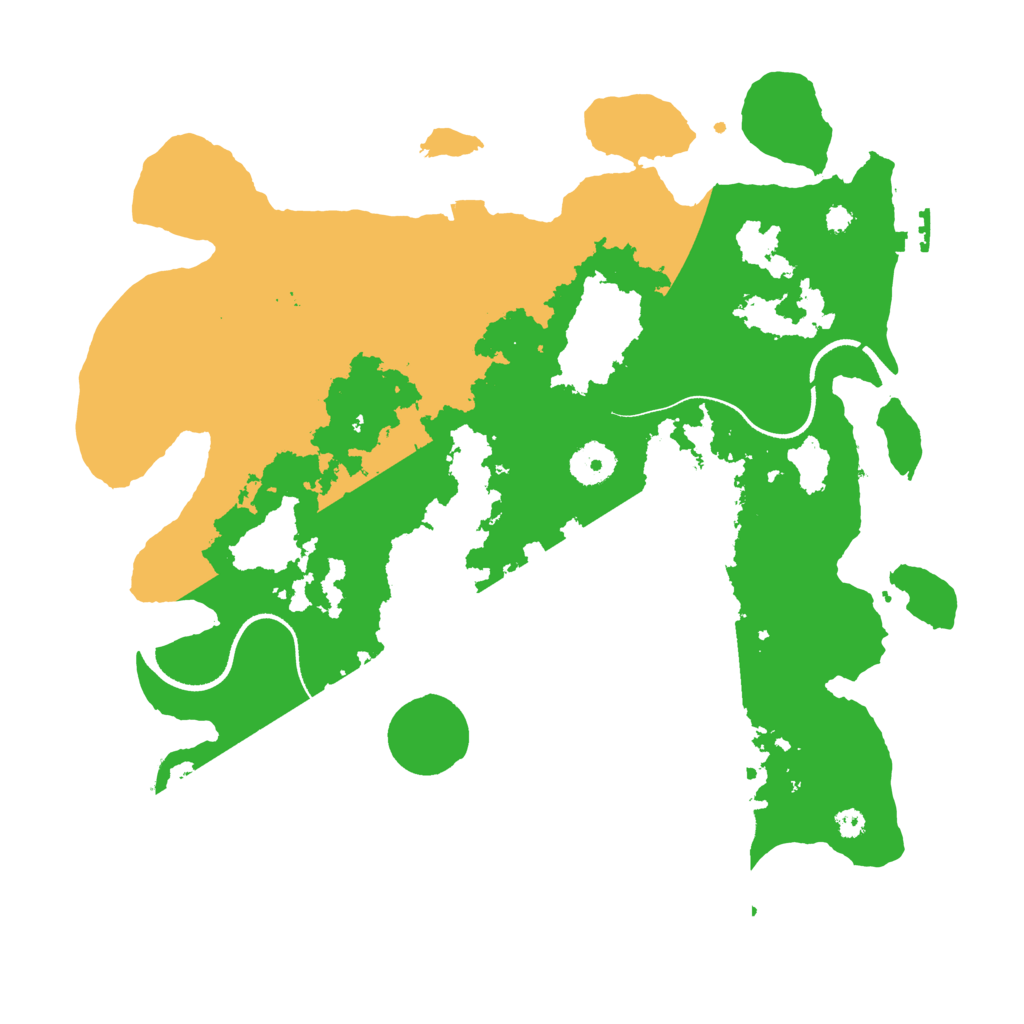 Biome Rust Map: Procedural Map, Size: 3551, Seed: 198824