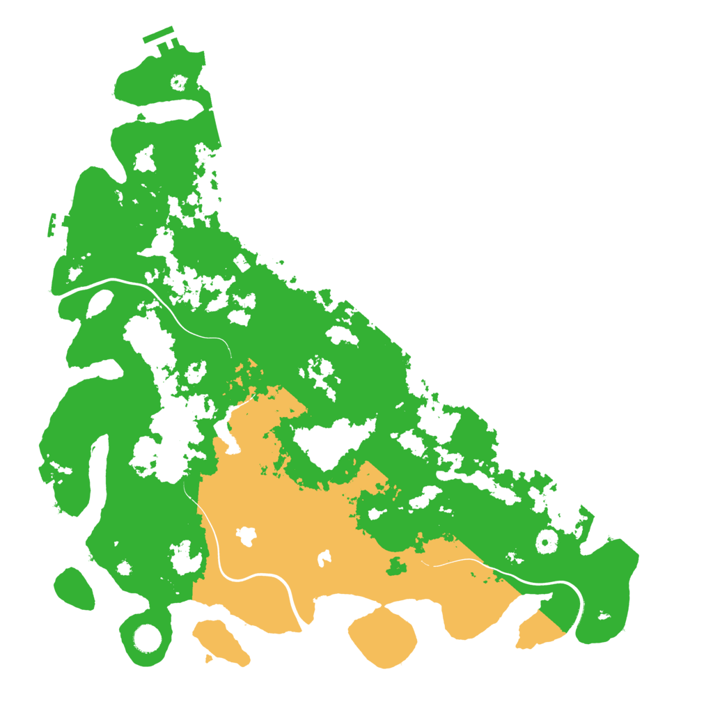 Biome Rust Map: Procedural Map, Size: 4500, Seed: 882