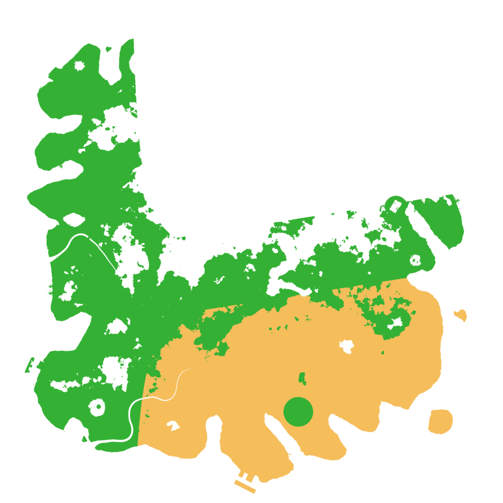 Biome Rust Map: Procedural Map, Size: 4500, Seed: 1112