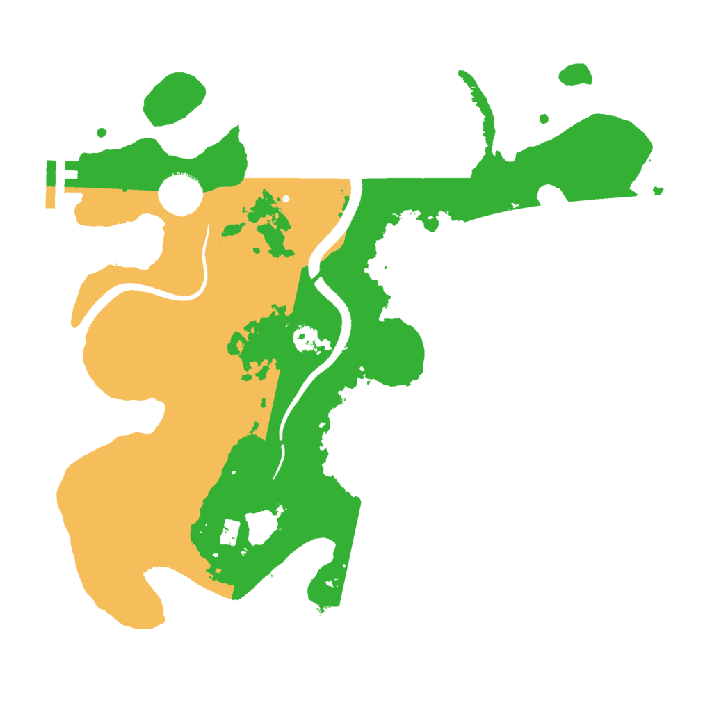 Biome Rust Map: Procedural Map, Size: 3000, Seed: 1524926882