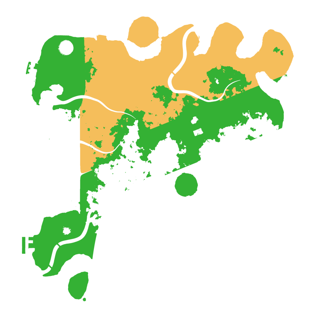 Biome Rust Map: Procedural Map, Size: 3850, Seed: 480958732