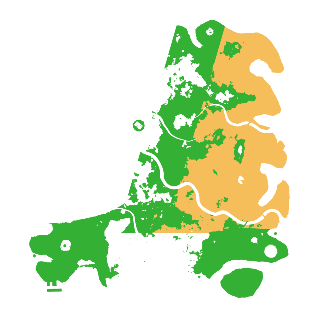 Biome Rust Map: Procedural Map, Size: 4300, Seed: 1115199168